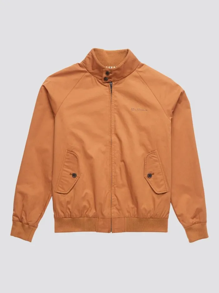 Ben Sherman Harrington Jackets Men Signature Harrington Jacket 8211 Tan Ben Sherman Harrington Jackets Men Signature Harrington Jacket 8211 Tan