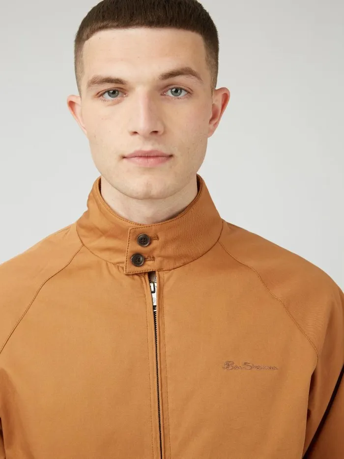 Ben Sherman Harrington Jackets Men Signature Harrington Jacket 8211 Tan Ben Sherman Harrington Jackets Men Signature Harrington Jacket 8211 Tan