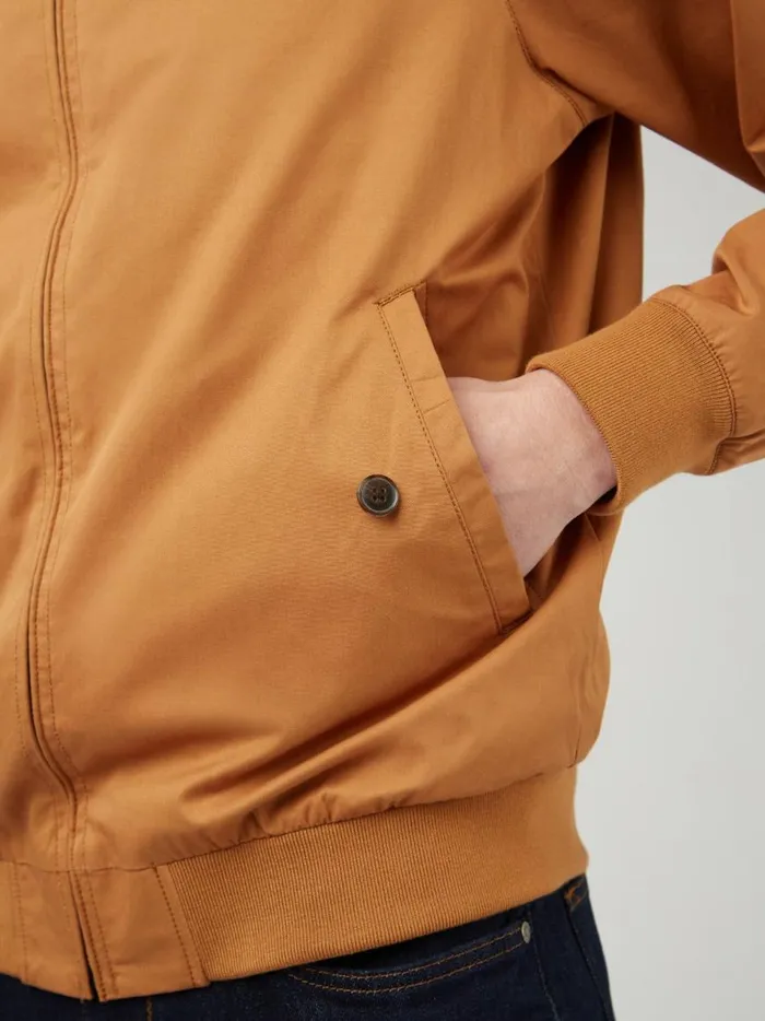 Ben Sherman Harrington Jackets Men Signature Harrington Jacket 8211 Tan Ben Sherman Harrington Jackets Men Signature Harrington Jacket 8211 Tan