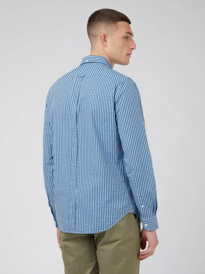 Ben Sherman Heritage Check Shirts Men Signature Gingham LongSleeve Shirt