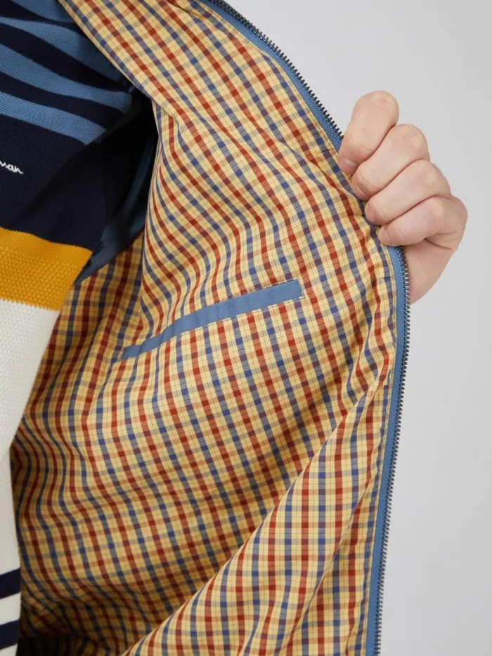 Ben Sherman Jackets and Outerwear Men Signature Harrington Jacket 8211 Blue Shadow Ben Sherman Jackets and Outerwear Men Signature Harrington Jacket 8211 Blue Shadow