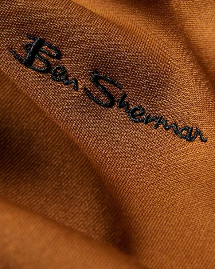 Ben Sherman Jackets and Outerwear Men Signature House Taped Track Jacket 8211 Ginger Ben Sherman Jackets and Outerwear Men Signature House Taped Track Jacket 8211 Ginger