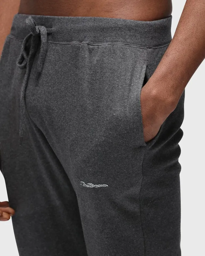 Ben Sherman Joggers and Track Pants Men Oliver Knit Lounge Pants 8211 Charcoal