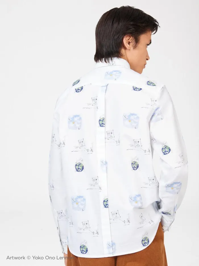 Ben Sherman Long Sleeve Shirts Men Lennon Sketches Print Shirt Ben Sherman Long Sleeve Shirts Men Lennon Sketches Print Shirt