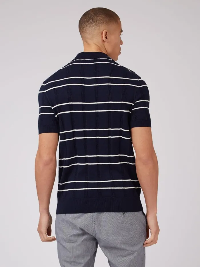 Ben Sherman Mod Knit Polos Men B By Relaxed Knit Polo 8211 Marine Ben Sherman Mod Knit Polos Men B By Relaxed Knit Polo 8211 Marine