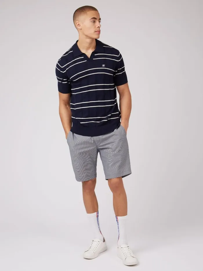 Ben Sherman Mod Knit Polos Men B By Relaxed Knit Polo 8211 Marine Ben Sherman Mod Knit Polos Men B By Relaxed Knit Polo 8211 Marine