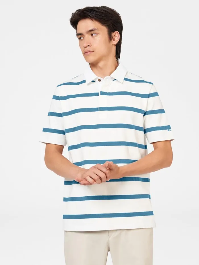 Ben Sherman Mod Knit Polos Men Bretton Stripe Rugby Knit Polo Ben Sherman Mod Knit Polos Men Bretton Stripe Rugby Knit Polo