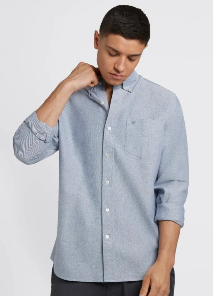 Ben Sherman Oxford Shirts Men Brighton Oxford Organic Shirt 8211 Navy