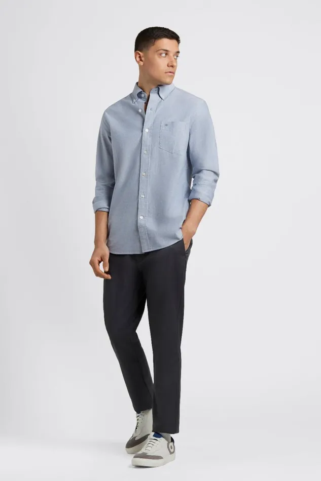 Ben Sherman Oxford Shirts Men Brighton Oxford Organic Shirt 8211 Navy