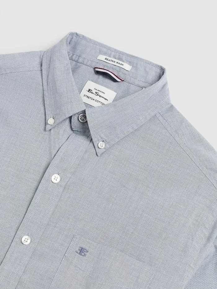 Ben Sherman Oxford Shirts Men Brighton Oxford Organic Shirt 8211 Navy
