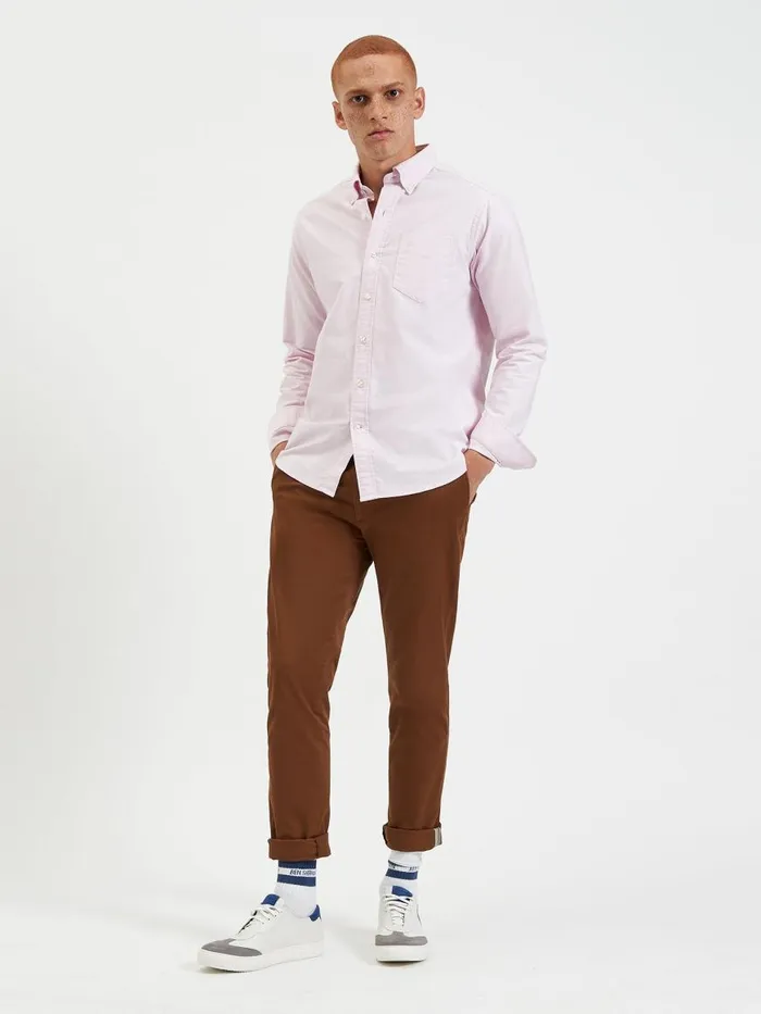 Ben Sherman Oxford Shirts Men Brighton Oxford Shirt Pink Oxford Shirt Commuter Button Down Pink Front
