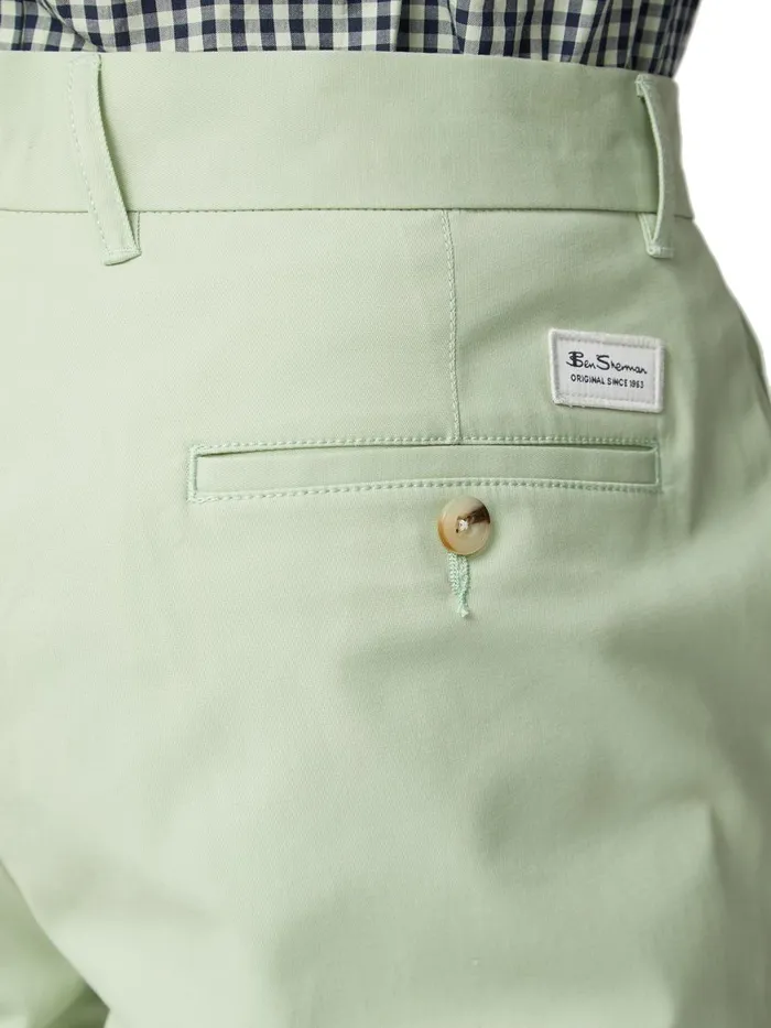 Ben Sherman Shorts Men Signature Slim Stretch Chino Short 8211 Green