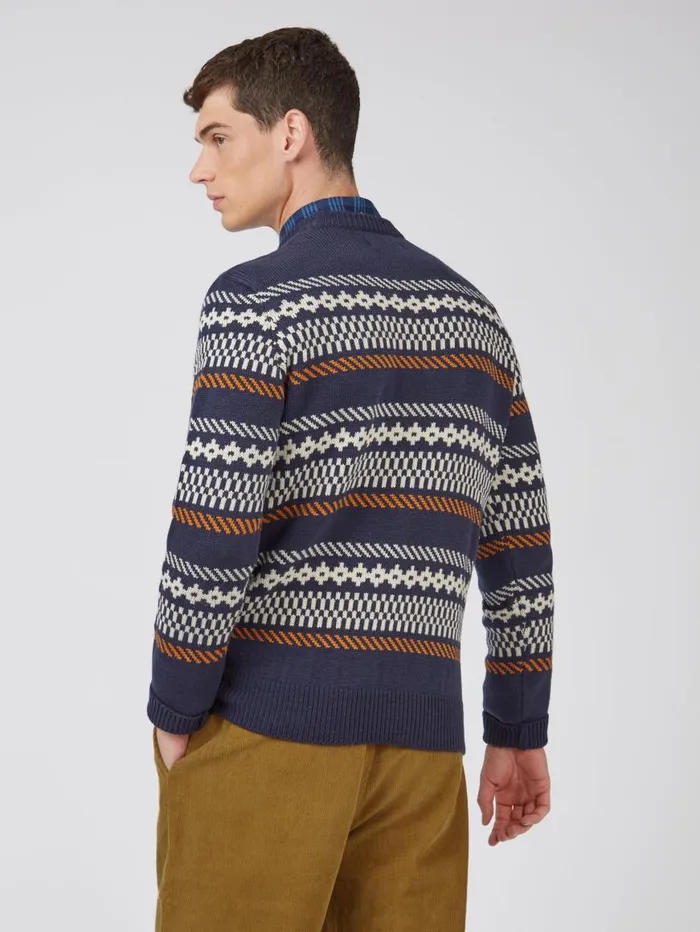 Ben Sherman Sweaters and Knits Men B By Fair Isle Chunky Knit Sweater