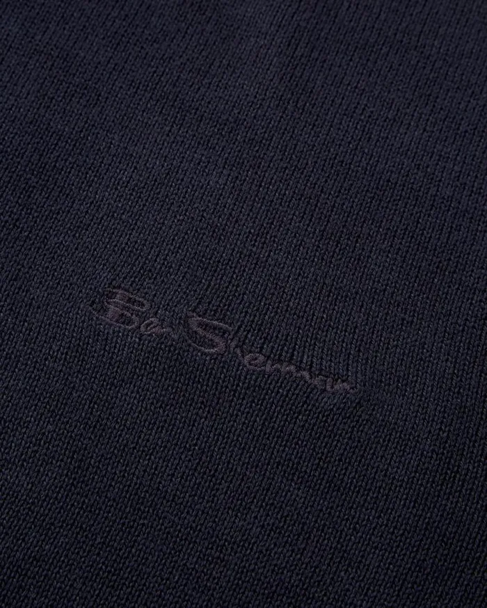 Ben Sherman Sweaters and Knits Men Signature Knit Crewneck Sweater 8211 Dark Navy