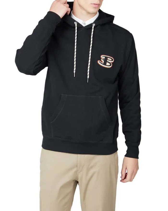 Ben Sherman Sweatshirts and Hoodies Men B By Logo Hoodie 8211 Black