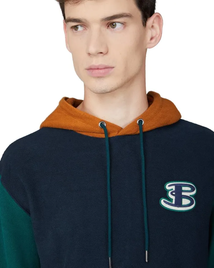 Ben Sherman Sweatshirts and Hoodies Men B By Reverse Loopback Hoodie 8211 Midnight