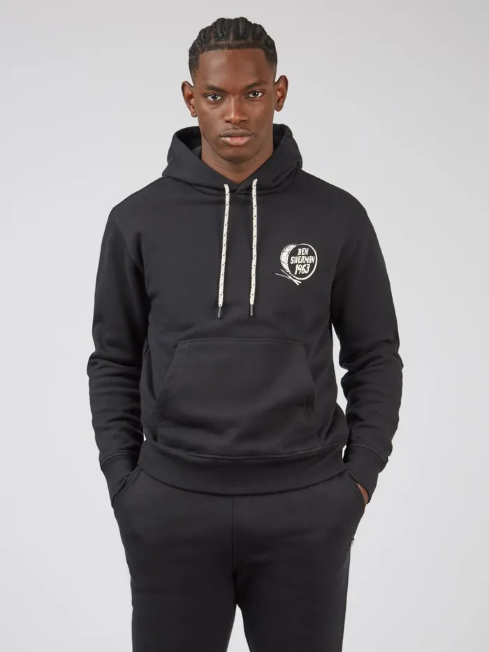 Ben Sherman Sweatshirts and Hoodies Men Big Drum Graphic Hoodie