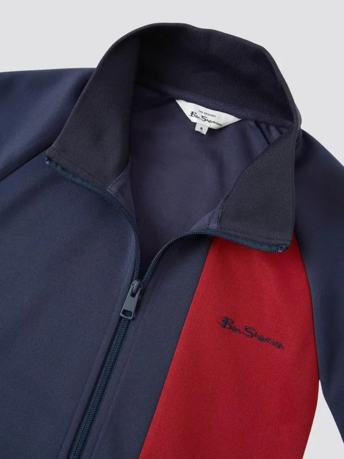 Ben Sherman Sweatshirts and Hoodies Men Signature Colorblock Track Jacket Ben Sherman Sweatshirts and Hoodies Men Signature Colorblock Track Jacket