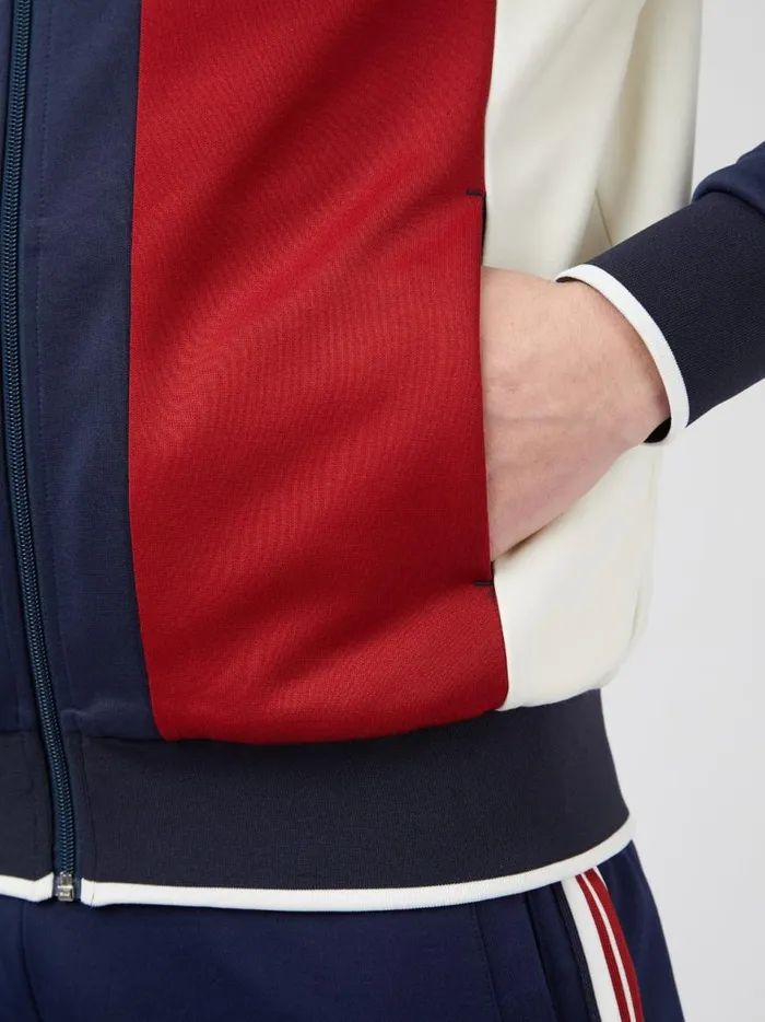Ben Sherman Sweatshirts and Hoodies Men Signature Colorblock Track Jacket Ben Sherman Sweatshirts and Hoodies Men Signature Colorblock Track Jacket