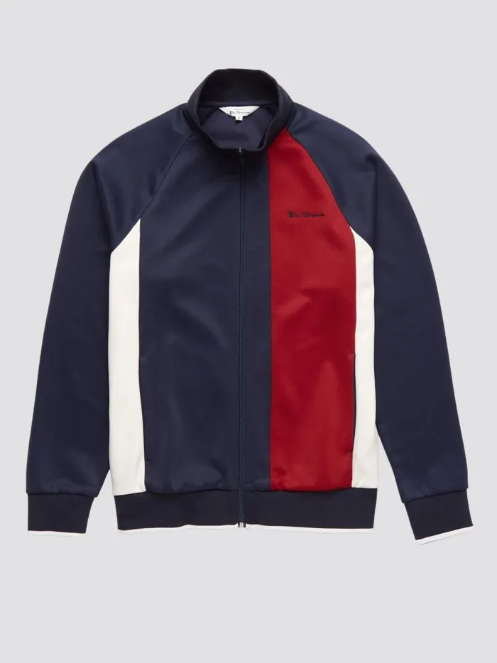 Ben Sherman Sweatshirts and Hoodies Men Signature Colorblock Track Jacket Ben Sherman Sweatshirts and Hoodies Men Signature Colorblock Track Jacket