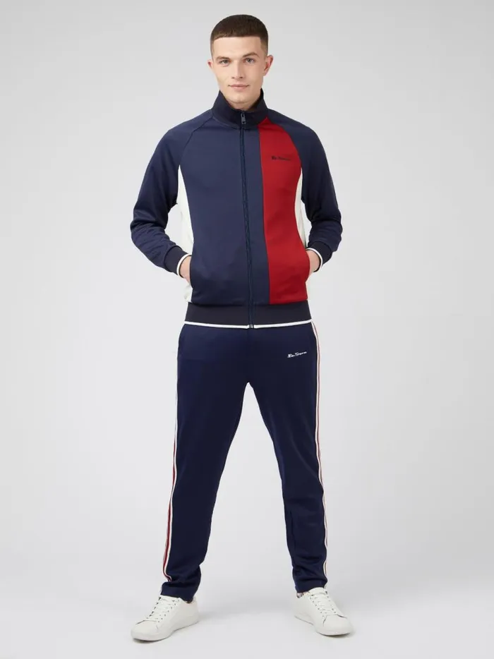 Ben Sherman Sweatshirts and Hoodies Men Signature Colorblock Track Jacket Ben Sherman Sweatshirts and Hoodies Men Signature Colorblock Track Jacket