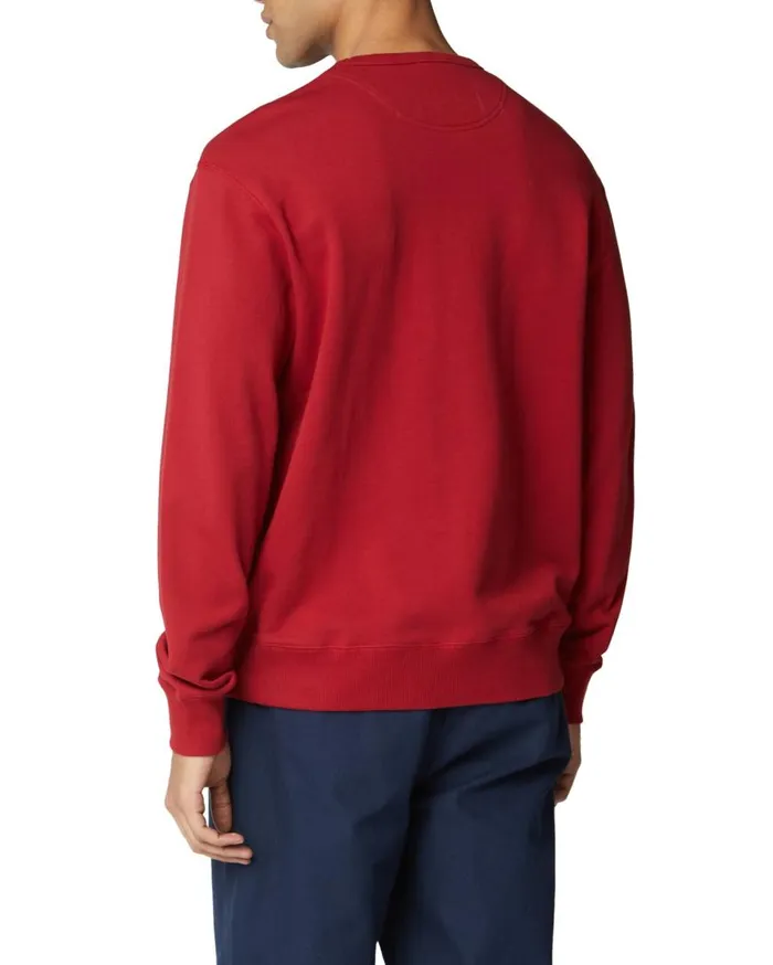 Ben Sherman Sweatshirts and Hoodies Men Signature Logo Sweatshirt 8211 Red