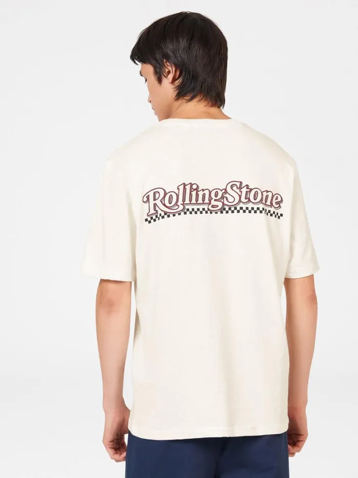 Ben Sherman TShirts and Graphic Tees Men Rolling Stone Graphic Tee 8211 Ivory Ben Sherman TShirts and Graphic Tees Men Rolling Stone Graphic Tee 8211 Ivory