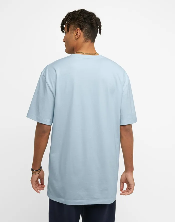 Big and Tall Classic Graphic Tee Stacked C Logos Refine Sky Blue Men Champion TShirts and Tops