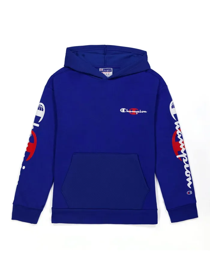 Big Kids039 Fleece And Mesh Hoodie Script Over C Logos Surf The Web Kids Champion Hoodies and Sweatshirts Big Kids039 Fleece And Mesh Hoodie Script Over C Logos Surf The Web Kids Champion Hoodies and Sweatshirts