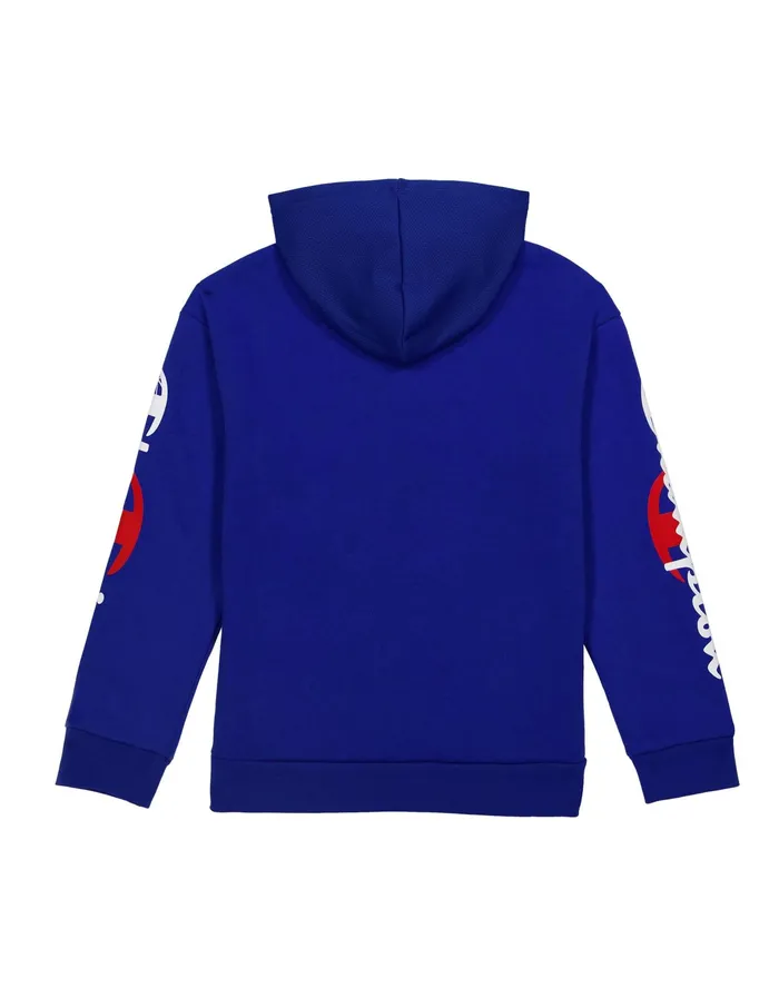 Big Kids039 Fleece And Mesh Hoodie Script Over C Logos Surf The Web Kids Champion Hoodies and Sweatshirts