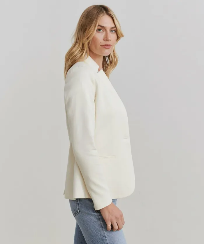 Blazers Women Jenni Kayne Boy Blazer Cream