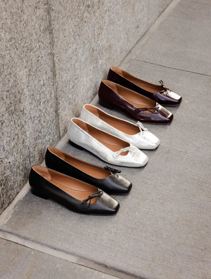 Bobbies Ballet Flats Carry Cherry Brandy 8211 Women