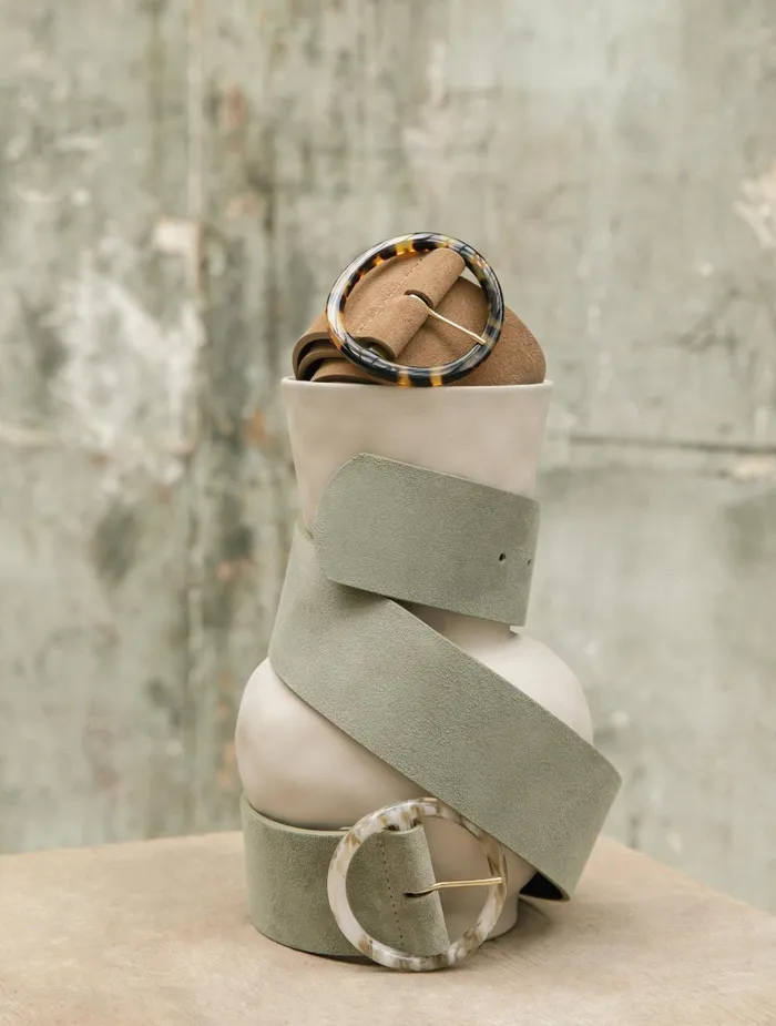 Bobbies Belts Oia Grey Green 8211 Women