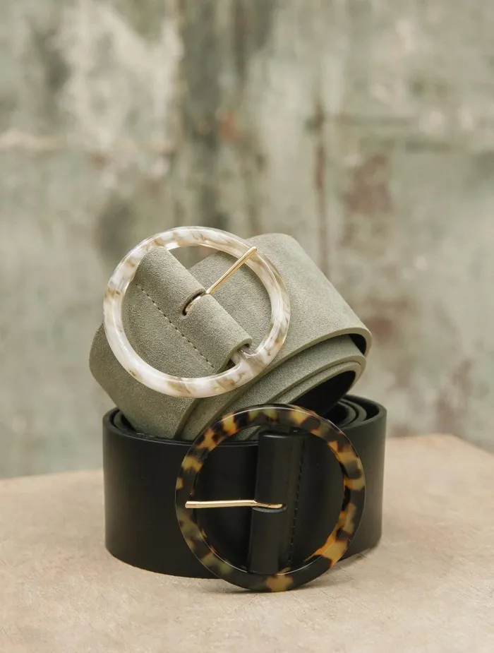 Bobbies Belts Oia Grey Green 8211 Women