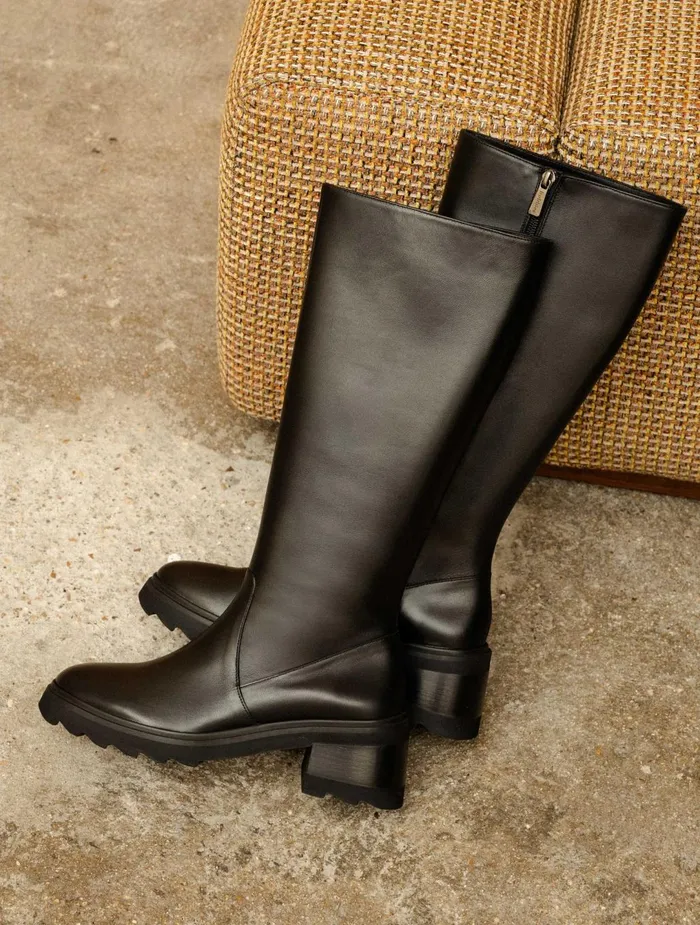 Bobbies Knee High Boots Enora Passion Black 8211 Women