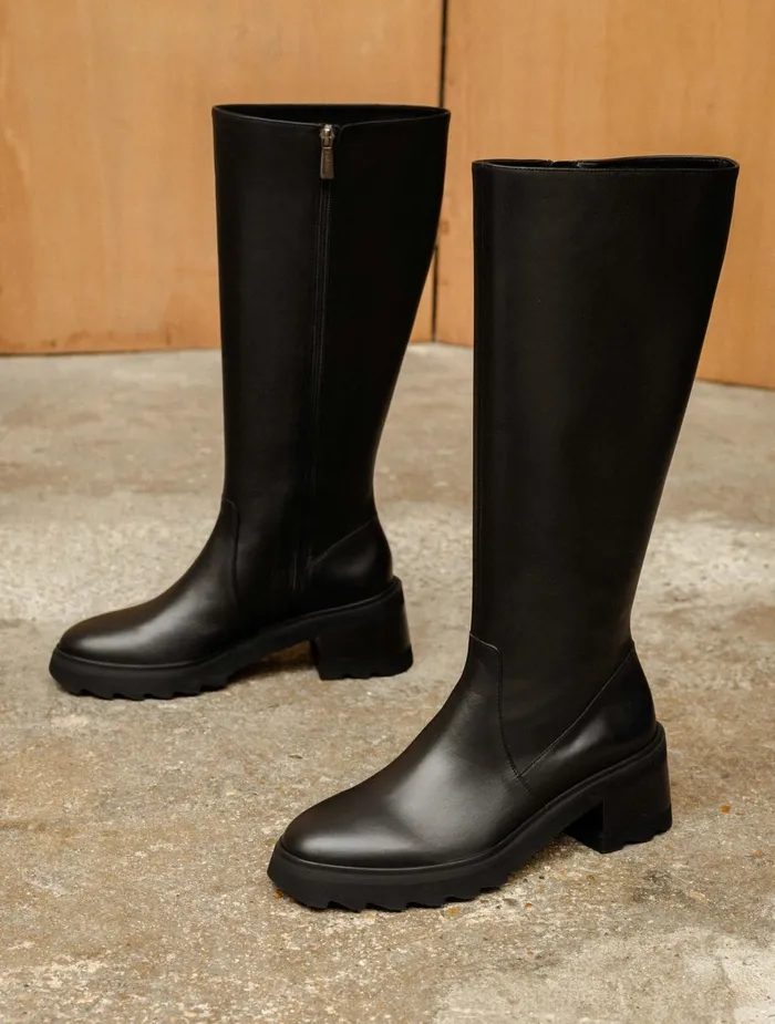 Bobbies Knee High Boots Enora Passion Black 8211 Women