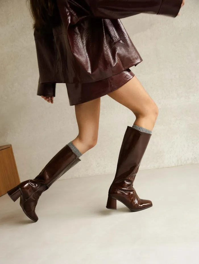 Bobbies Knee High Boots Lala Ganache 8211 Women