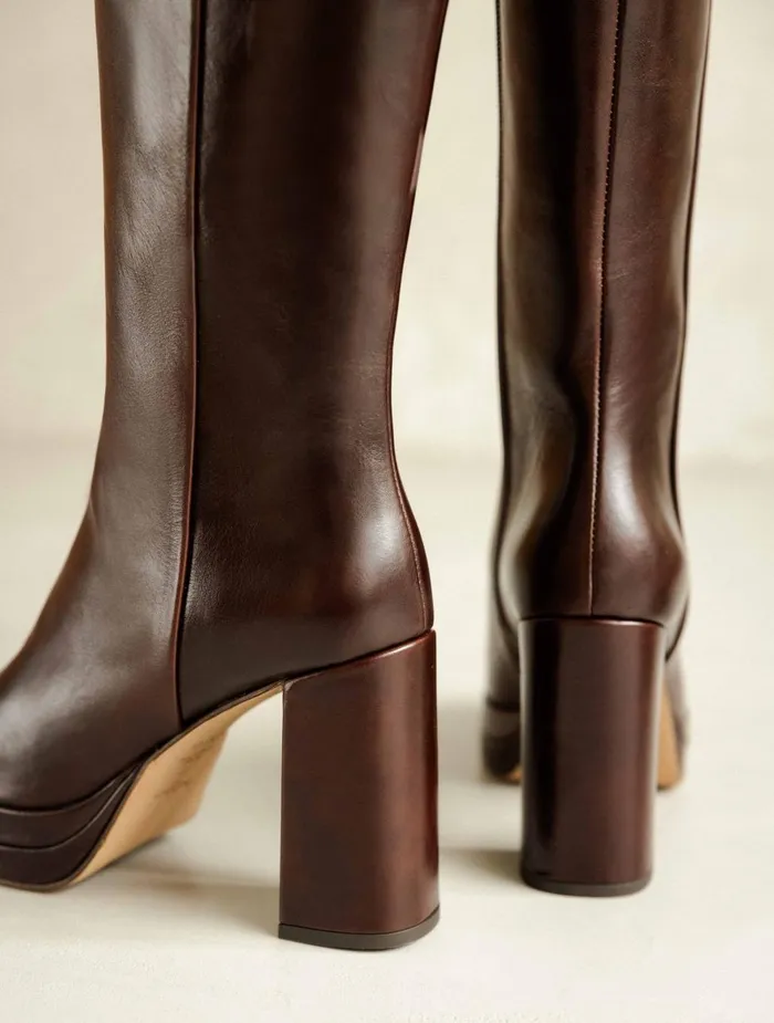 Bobbies Knee High Boots Millie Irish Coffee 8211 Women