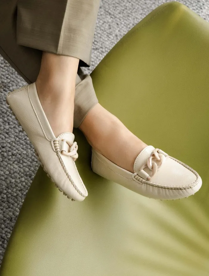 Bobbies Loafers and Derbies Britt Chantilly Cream 8211 Women
