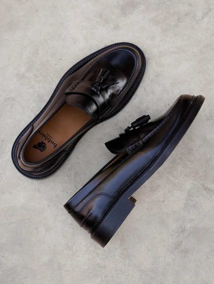 Bobbies Loafers Vadim Tuxedo Black 8211 Men