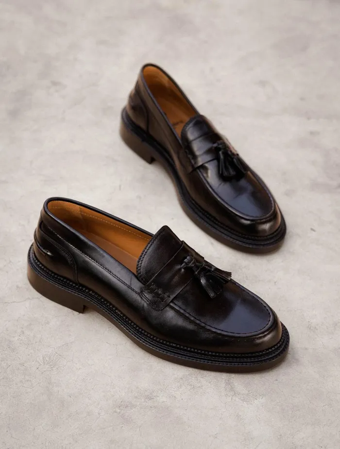 Bobbies Loafers Vadim Tuxedo Black 8211 Men