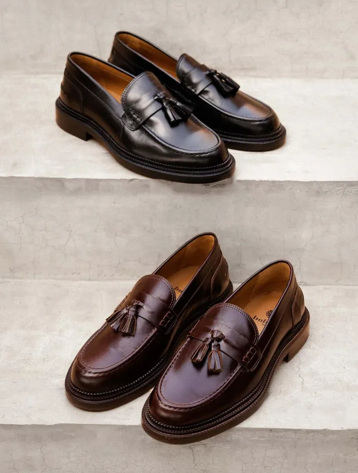 Bobbies Loafers Vadim Tuxedo Black 8211 Men