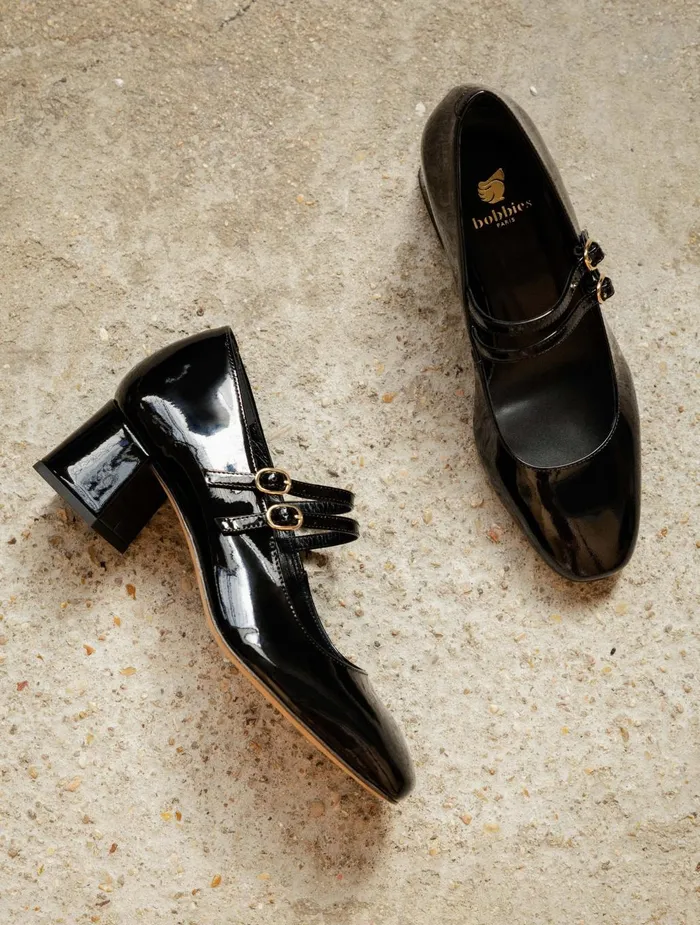 Bobbies Pumps and Mary Janes Bettany Lacquered Black 8211 Women