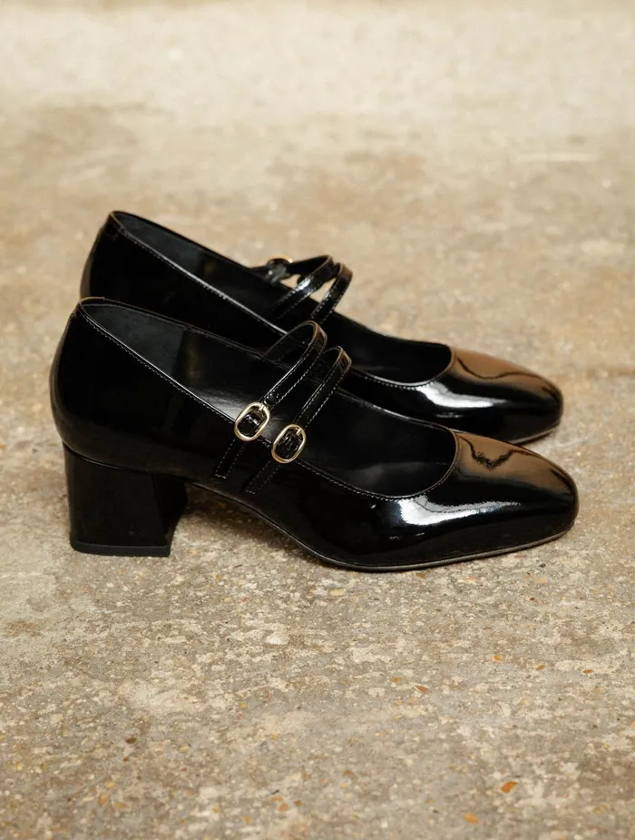 Bobbies Pumps and Mary Janes Bettany Lacquered Black 8211 Women