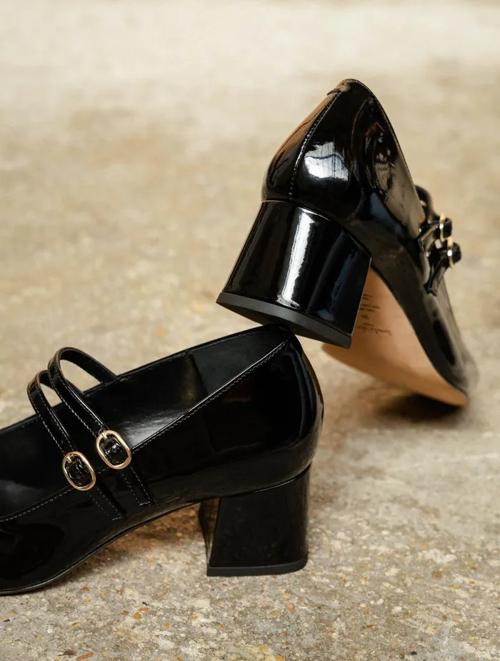 Bobbies Pumps and Mary Janes Bettany Lacquered Black 8211 Women