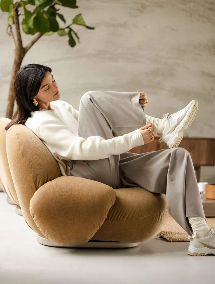 Bobbies Sneakers Kiwa White and Papyrus 8211 Women