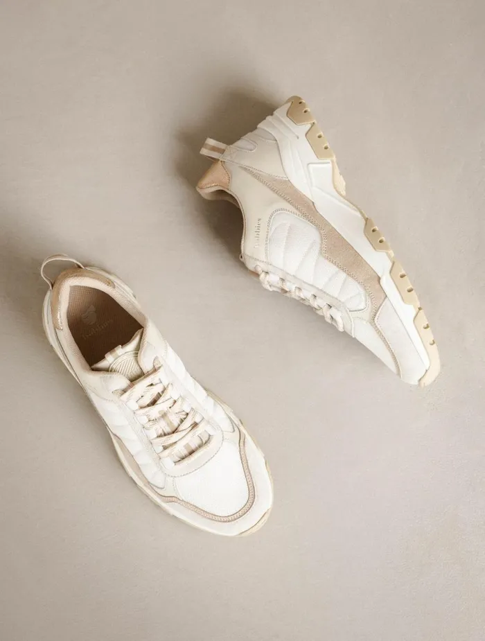 Bobbies Sneakers Kiwa White and Papyrus 8211 Women