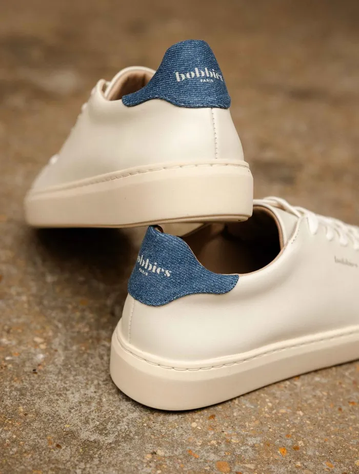 Bobbies Sneakers Sanna Off White and Stone Denim 8211 Women