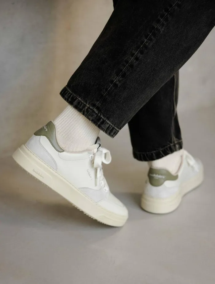 Bobbies Sneakers Thanassi Off White and Rosemary 8211 Men