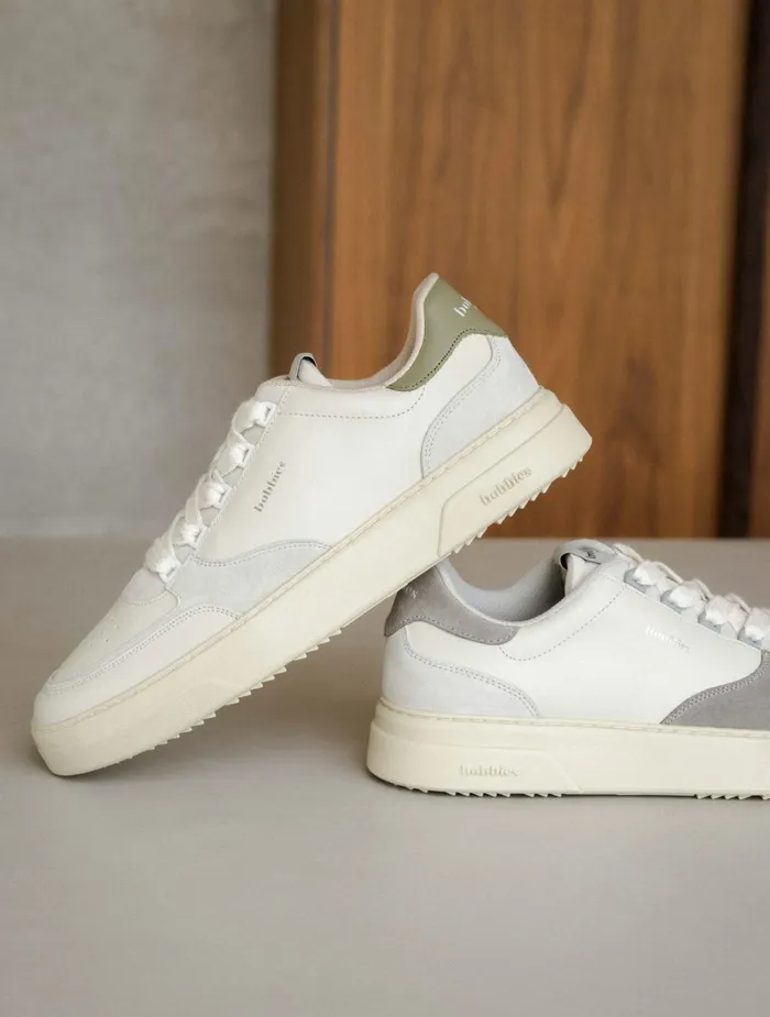 Bobbies Sneakers Thanassi Off White and Rosemary 8211 Men